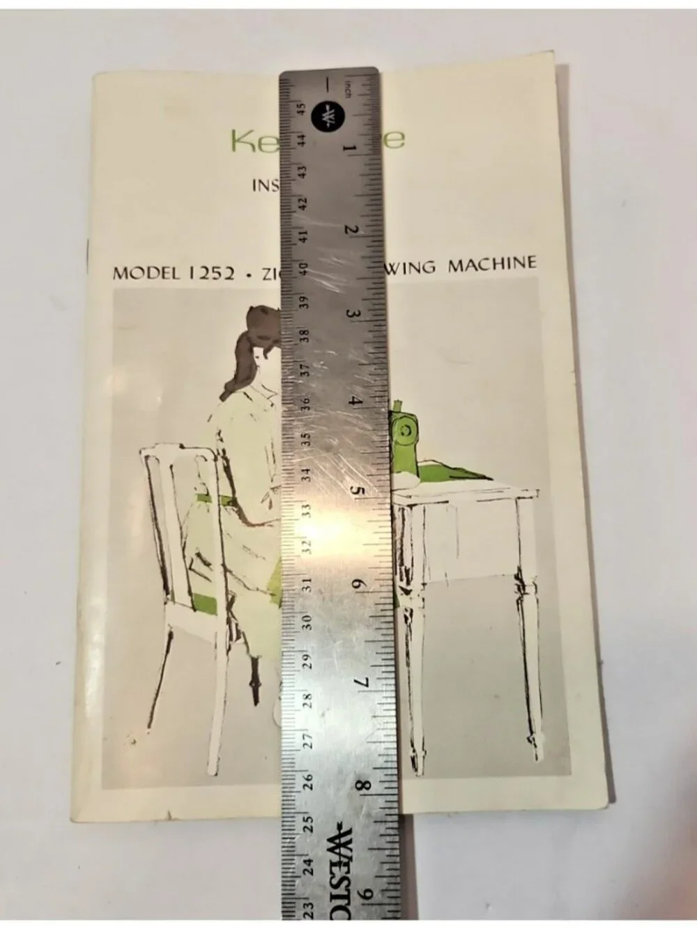 Kenmore 1252 Zigzag Sewing Machine Owners Manual Book Instructions